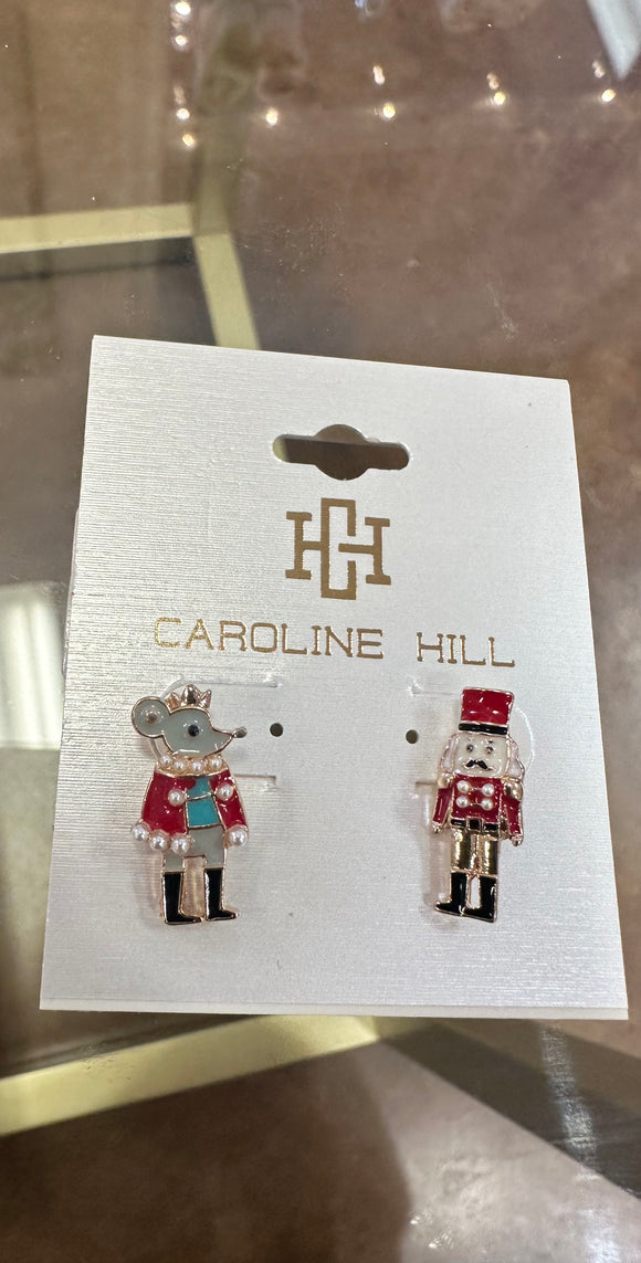 Mouse & Nutcracker Studs