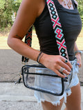 Clear Courtney Stadium Crossbody